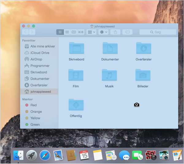 Ta skärmdump av ett specifikt fönster på Mac
